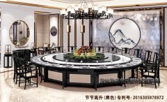 新中式自動圓桌--型號：節節高升